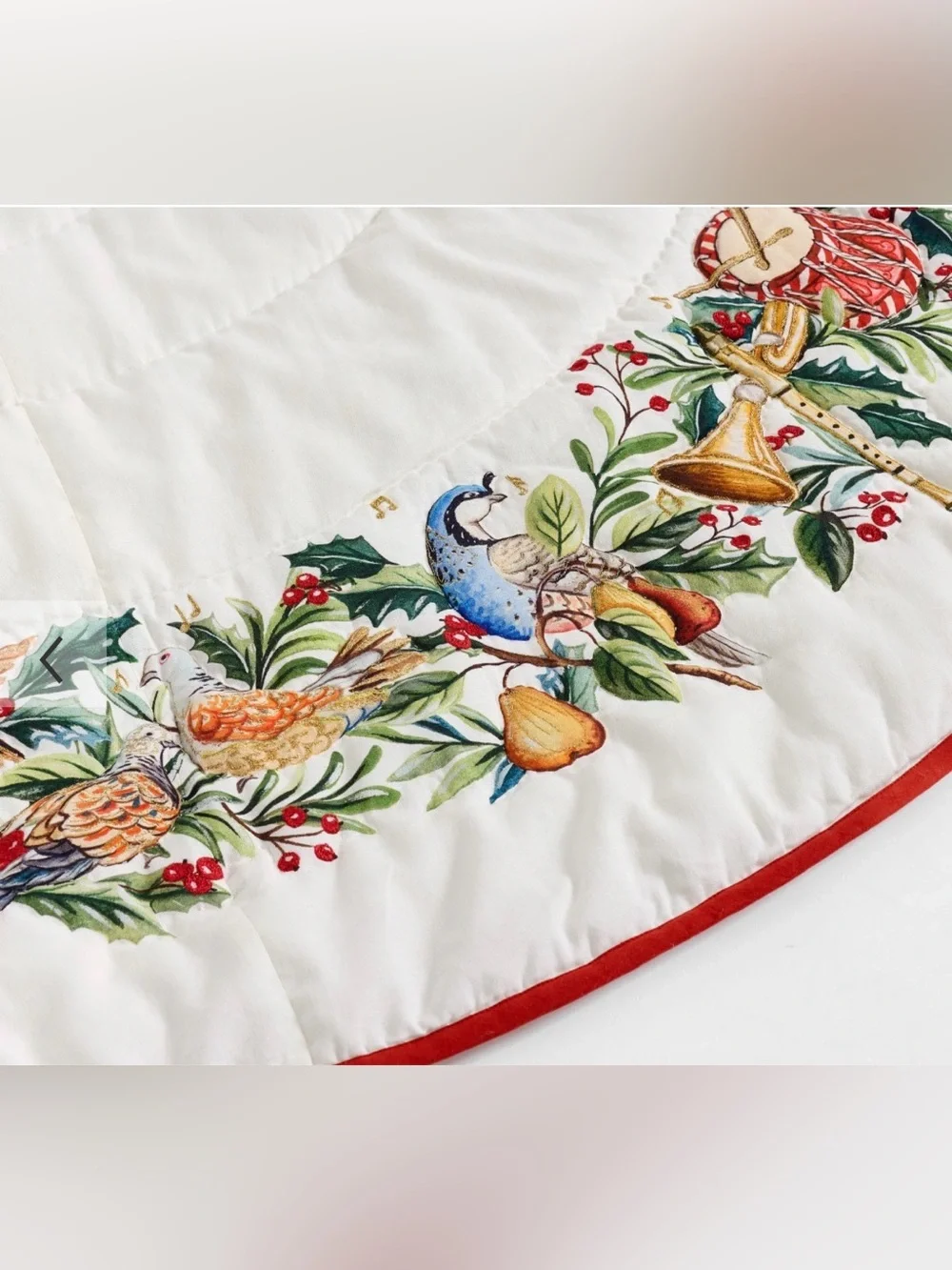 NEW Pottery Barn Christmas Tree Skirt | 12 Days of Christmas Collection